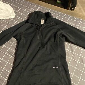 Womens size Medium vintage Patagonia R1 Flash pullover Halfzip Polartec Waffle